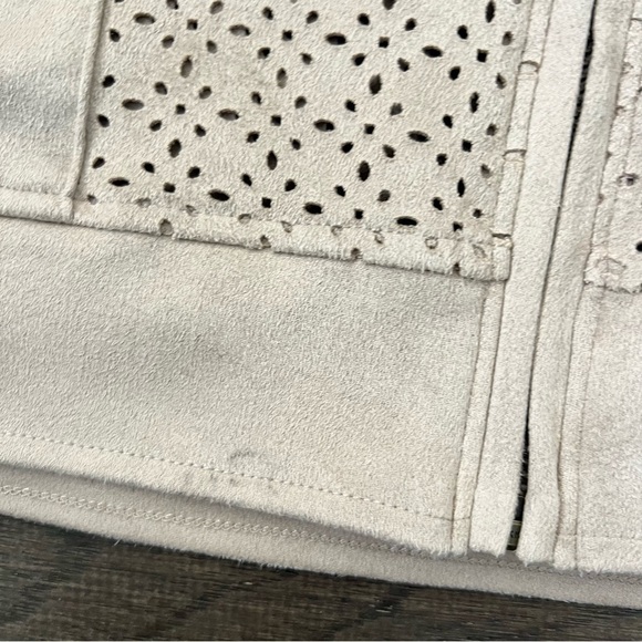 Faux Suede Leather Jacket - Picture 9 of 9